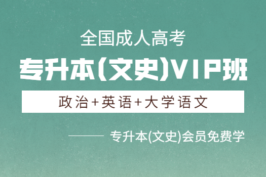 专升本(文史)VIP班